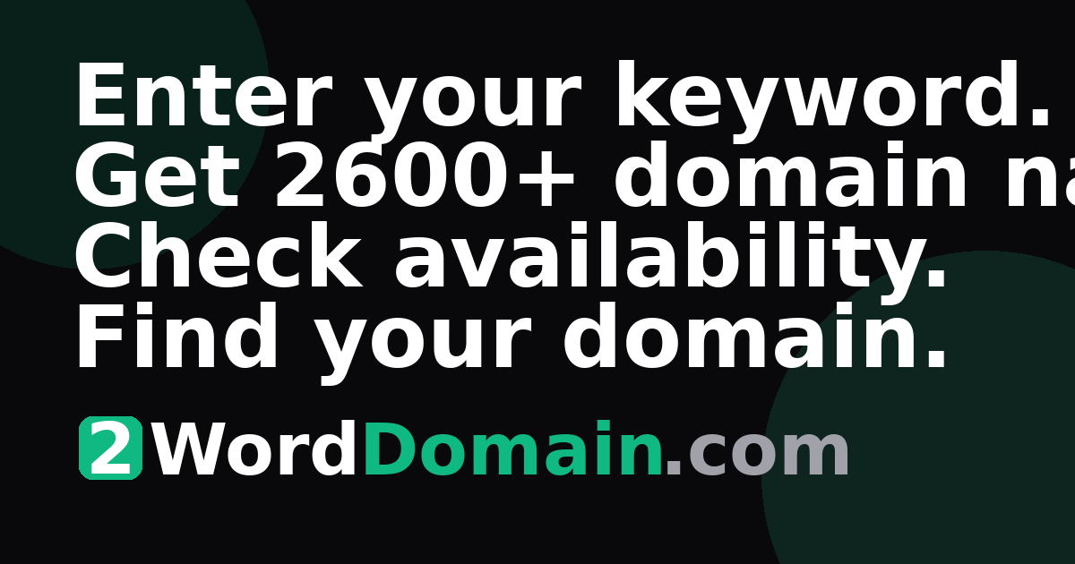 2worddomain.com image